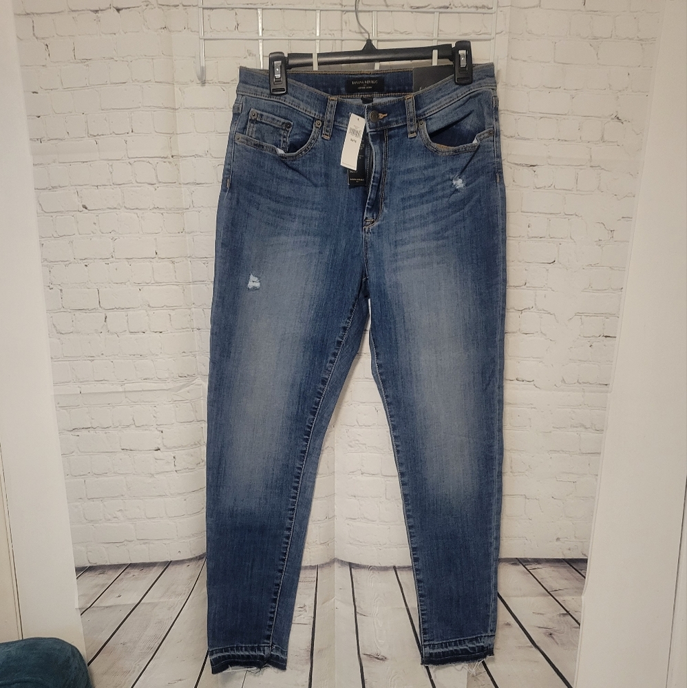 New Banana Republic Skinny High Rise Jeans Size 10